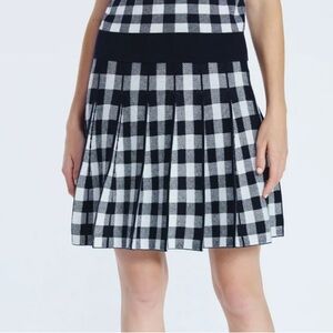 Free Assembly Women's Pleated Mini Sweater Skirt